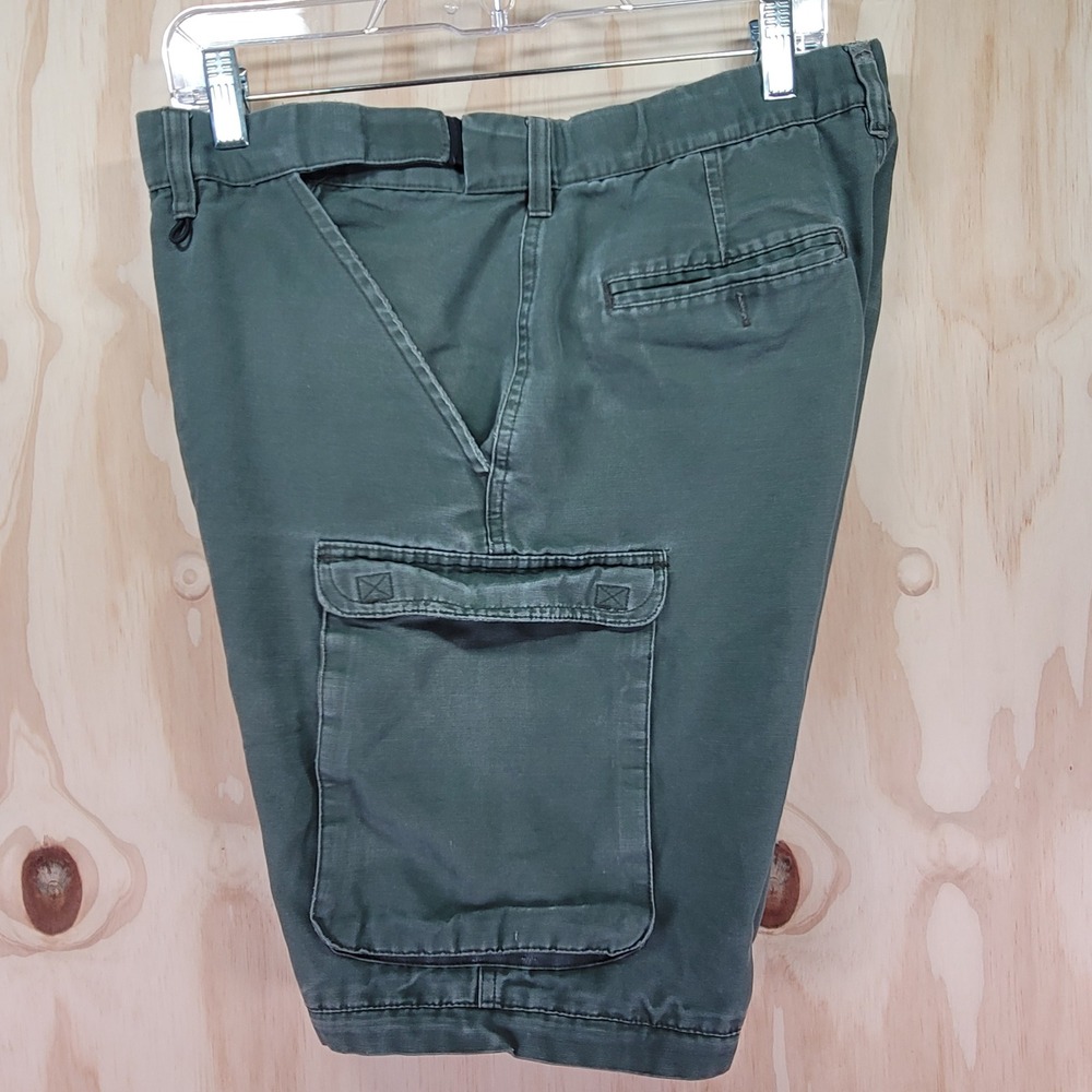 Vintage Boy Scouts of America‎ Mens Green Cargo Uniform Shorts Size 32 Canvas - Picture 3 of 11